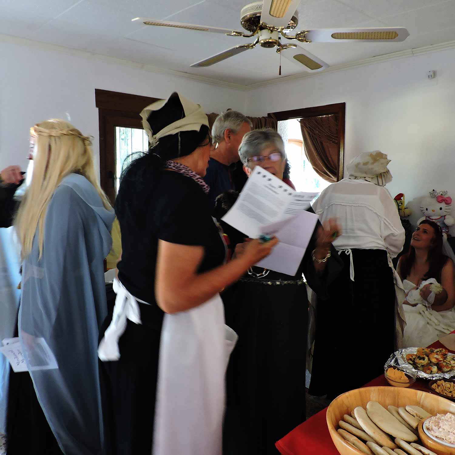 A medieval themed murder mystery party
